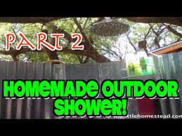 Solar Hot Water For Our Homemade Outdoor Shower Part 2 Of 4 Youtube Outdoor Shower Solar Hot Water Backyard Projects
