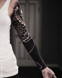 Traditionally, a solid black armband tattoo can represent the loss of a loved one. These Striking Solid Black Tattoos Will Make You Want To Go All In Kickass Things Solid Black Tattoo Black Tattoos Black Sleeve Tattoo