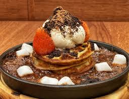 Sizzling Chocolate With Vanilla Ice Cream