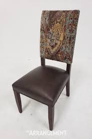 Modern High Back Dining Side Chair Rustic Chair Rustic Dining Chairs Side Chairs Dining