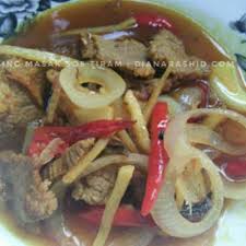 4 ulas bawang putih 200gm daging lembu 5 sudu besar minyak masak 1 sudu besar cuka makan (cuka. Resepi Daging Masak Sos Tiram Yang Sedap Dan Mudah