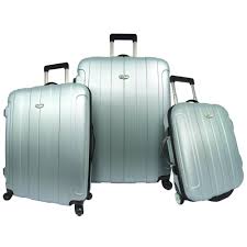 Traveler S Choice Rome 3 Piece Hardshell Spinner Luggage Set Spinner Luggage Sets Luggage Sets Luggage
