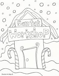 These include santa claus, reindeer, and the elves at work! Printable Santa S Workshop Coloring Pages Novocom Top