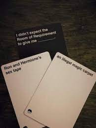 Harry and ginny then discuss the… read more Harry Potter Cards Against Muggles 1440 Cards Buy Now