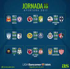 We did not find results for: Fechas Y Horarios De La Jornada 16 Del Apertura 2017 De La Liga Mx As Mexico