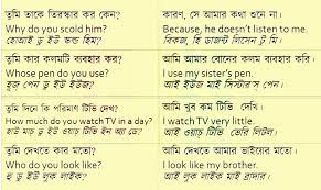 Spoken English With Bengali Know The Meaning Of Bengali And Speak English Bengali To English Dictionary S English Lessons Speaking English Spoken English Pdf
