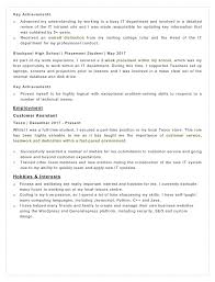 Teacher resume example (no experience). Apprenticeship Cv Example Template With Example Content In Word
