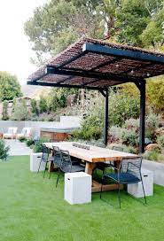Best Metal Pergola Kits For Backyard Garden Backyard Dining Backyard Pergola