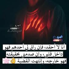 أنا لا أحقد فإن راق لي أحدهم فهو داخل قلبي وإن صدمني بحقيقته فهو خارجه وإنتهت القضية Words Quotes Quotes Words