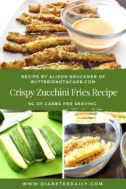 Bitter leaf soup is good for diabetic patients and helps reduce body sugar. Crispy Zucchini Fries Diabetes Daily