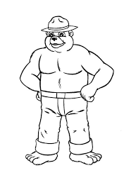 Common features of bears include long snouts large bodies. Smokey Bear 2 Coloring Page Free Printable Coloring Pages For Kids