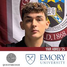 🐝🏆SIX QuestBridge Scholars from the Hive! Huge congratulations to Kevin  Zaruma '25(Williams College), Christopher Zaruma '25(Williams College),  Merlin Dilone '25(Wesleyan University), Yair Abreu '25(Emory University), Adrian  Freire '25(Haverford ...