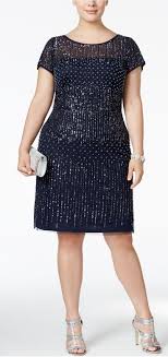 Plus Size Beaded Cocktail Dress Plus Size Cocktail Dresses Fashion Plus Size Outfits