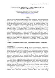 (a) mawar, (b) jagung 2. Pdf Pengembangan Buku Ajar Ipa Fisika Berbasis Proyek Smp Kelas Vii Semester I