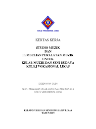 Kolej, vokasional, lebuh, cator, logo, file: Kertas Kerja Kelab Muzik Dan Seni Budaya Docx