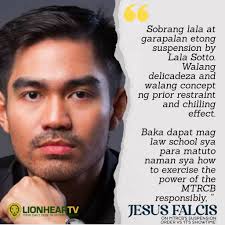 Let's open the floor to other viewpoints. Let's hear from Atty. Jesus  Falcis.