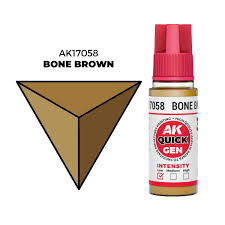 AK-Interactive: Quick Gen Acrylic Contrast - Bone Brown 18 ml