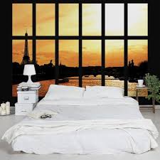Vliestapete Fenster Eiffelturm Paris Sonnenaufgang Fototapete Breit Paris Eiffelturm Fototapete Tapeten