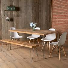 Pin By Gretchen Pickart On Home Goods Reclaimed Wood Dining Table Farmhouse Dining Room Mid Century Dining Room