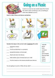 Going On A Picnic Worksheet Free Esl Printable Worksheets Made By Teachers Worksheets For Kids First Grade Reading Role Play Topics