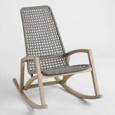 Gray Nautical Rope Rapallo Outdoor Rocking Chair It S Official We Re Moving Into The Backyard After Seeing World Market S Outdoor Furniture Popsugar Home Photo 58
