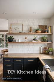 Discover dark kitchen cabinets ideas and find your inspiration in our collection of photos shared. Diy Kitchen Timeless Design Ideas Kitchenideas Open Kitchen Shelves Kitchen Renovation Home Decor Kitchen