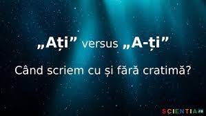 Cununiile legate reprezinta un motiv amintit de unii dintre cei care nu reusesc sa se casatoreasca, ori care intampina mari greutati in aceasta directie. Scientia Ro Cum Este Corect AÈ›i Sau A È›i Cand Scriem Legat AÈ›i È™i Cand Cu CratimÄƒ A È›i