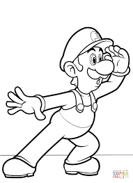Free mario, yoshi, luigi super mario bros coloring pages to print. Mario Bros Luigi Super Coloring Luigi Coloring Pages Unicorn Coloring Pages Mario And Luigi Coloring Pages