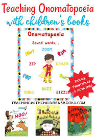 How To Teach Onomatopoeia With Picture Books Free Printables