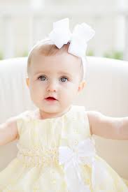 Yellow infant easter dress store