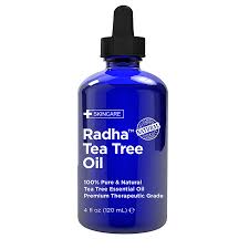 Massage into hair, leave on for 10 minutes, rinse; Radha Beauty 100 Pure Radha Beauty Tea Tree Oil For Skin And Hair Huge 4oz Bottle Walmart Com Walmart Com