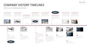 Powerpoint Timeline Template For Company Histories Timeline Design History Powerpoint