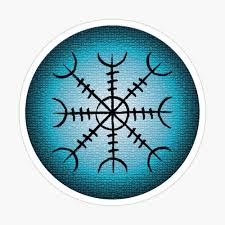In some cases, there is a nordic rune for protection in the center. Nordic Rune Symbol Symbols Of Mysticism Protection Symbol Aegishjalmur Aegishjalmr Poster By Catcrea Redbubble
