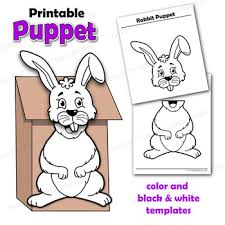 Easter is a festival celebrated by christians globally as a day of resurrection of jesus christ. Puppet Rabbit Craft Activity Printable Paper Bag Puppet Template
