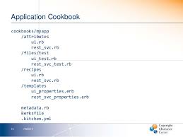 Chef Cookbook Design Patterns