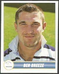 PANINI PREMIER DIVISION RUGBY 98-PDR- #024-BRISTOL RFC-BEN BREEZE