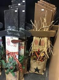 Rustic Fall Wood Craft Scarecrow Craft Fall Wood Crafts Scarecrow Crafts Fall Crafts