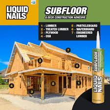 Copyright ©2021 lumber liquidators inc. Liquid Nails Subfloor And Deck 10 Oz Tan Low Voc Construction Adhesive Ln 902 The Home Depot