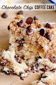 Chocolate Chip Coffee Cake Coffee Cake Recipes Easy Chocolate Chip Coffee Cake Recipe Coffee Cake Recipes
