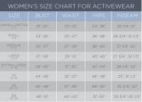 Danskin Now Bra Size Chart Danskin Now