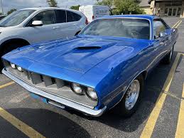 Image result for Bright Blue 1970 Barracuda