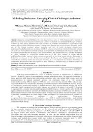 Gäster kan besöka tun mustapha. Pdf Multidrug Resistance Emerging Clinical Challenges And Recent Updates