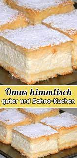 Alternativ zur cremefine kann man natürlich auch richtige sahne nehmen, hier müsste aber noch gelatine verwendet werden. Omas Himmlisch Guter Und Einfaches Sahne Kuchen Rezept Ein Einfaches Rezept Das Auch Anfange Kuchen Rezepte Kuchen Rezepte Einfach Apfelkuchen Rezept Lecker