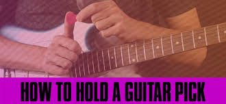 Typically, thinner picks are better for strumming, while thicker picks are good for bass or handling rhythm and leads on an electric guitar. How To Hold A Guitar Pick Guitar Picking Exercises Guitar Tricks Blog