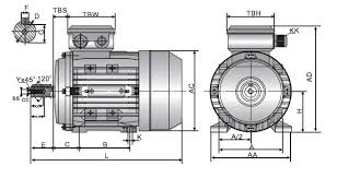 Teca Ie2 Motor 7 5kw 2 Pole 3 Phase Foot Mounted 132s Frame