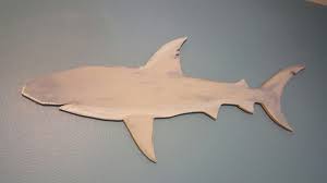 Diy Wood Shark Wall Decor Over 3 Feet