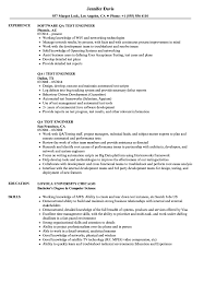 Qa Test Engineer Resume Samples Velvet Jobs