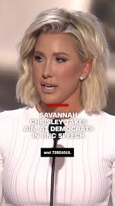Former reality TV star Savannah Chrisley gave a speech at the RNC where she  took aim at Democrats and the justice system. Chrisley blamed "rogue  prosecutors" in a Democratic county for her