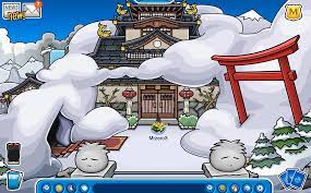 Club Penguin Snow Fall around the Dojo | Club Penguin Reveals