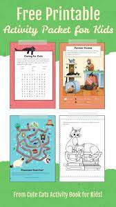 Download Free Cat Activity Sheet Printables Red Ted Art